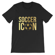 Load image into Gallery viewer, Gold Soccer Icon Tee