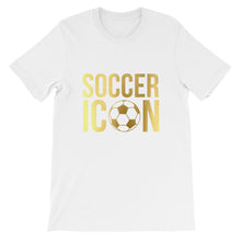 Load image into Gallery viewer, Gold Soccer Icon Tee