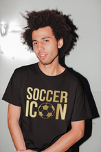 Load image into Gallery viewer, Gold Soccer Icon Tee