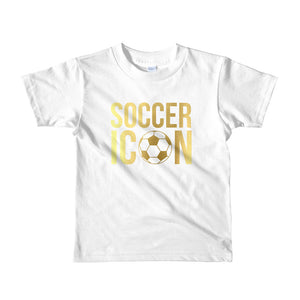 Gold Soccer Icon Kids Tee