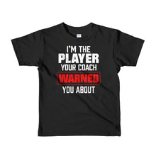 Load image into Gallery viewer, Player You&#39;ve Been Warned Kid Tee