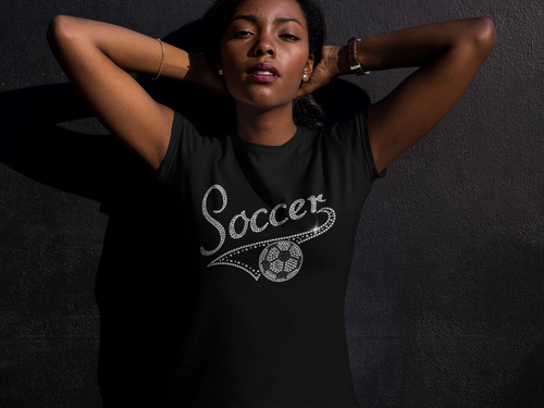 Soccer Rhinestone T-shirt