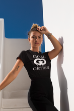 Load image into Gallery viewer, Goal Getter Tee- Black/White