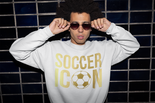 Gold Soccer Icon Sweatshirt